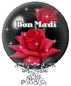 Gif animé Bon mardi rose rouge